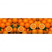 026 Фрукты, апельсины. Фартук для кухни МДФ. 2,8 метра