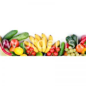 057 Овощи, фрукты. Фартук для кухни МДФ. 2,8 метра